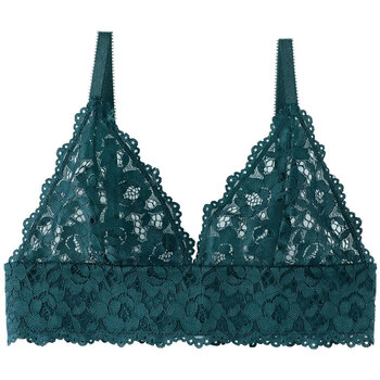 Unterwäsche Damen Schwangerschafts- und Still-BHs Pomm'poire Soutien-gorge triangle sans armatures femme  Paradoxe Grün