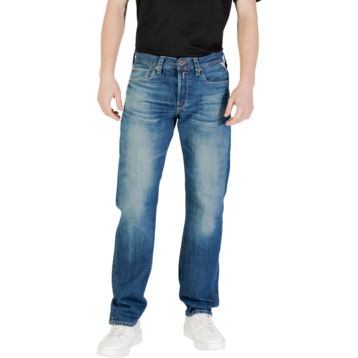 Kleidung Herren Straight Leg Jeans Replay M1039R.000.814 836 Blau