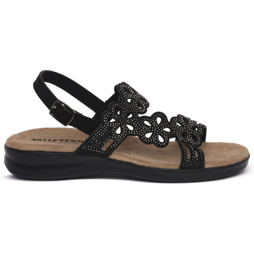 Schuhe Damen Sandalen / Sandaletten Valleverde BLACK Schwarz