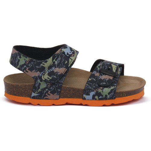 Schuhe Mädchen Sandalen / Sandaletten Grunland NERO 40LUCE Schwarz