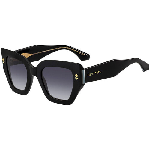 Uhren & Schmuck Damen Sonnenbrillen Etro Sonnenbrille 0010/S 807 Schwarz