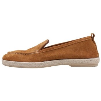 Schuhe Herren Leinen-Pantoletten mit gefloch Limma COSTA Braun