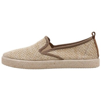 Schuhe Herren Leinen-Pantoletten mit gefloch Limma NIZUC Beige