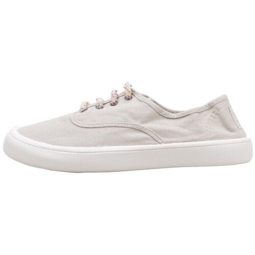 Schuhe Damen Sneaker Low Victoria OLMO BAREFOOT LONA TINTADA DREC Weiss