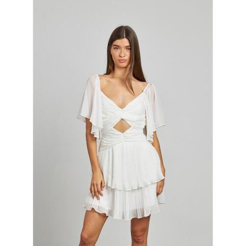 Kleidung Damen Kurze Kleider ALMA EN PENA V25CL0119 Weiss