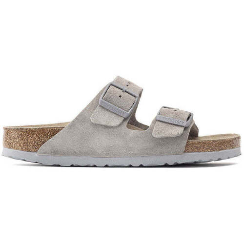 Schuhe Damen Pantoletten BIRKENSTOCK Arizona BS Grau
