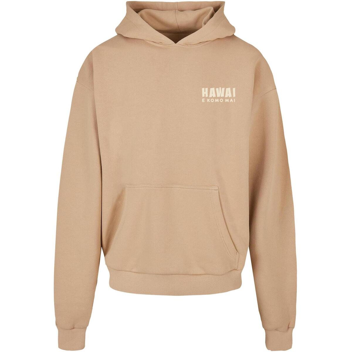 Kleidung Herren Sweatshirts Merchcode Sweatshirt à capuche oversize  Hawai Beige