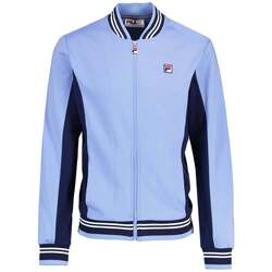 Kleidung Herren Trainingsjacken Fila Settanta Baseball Track Top Jacket Vista Blue Blau