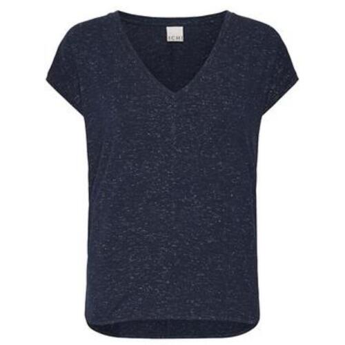 Kleidung Damen T-Shirts Ichi 20121349 Blau