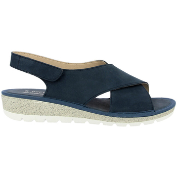 Schuhe Damen Sandalen / Sandaletten Doctor Cutillas 35410 Damen Sandalen mit überkreuzten Riemen Blau