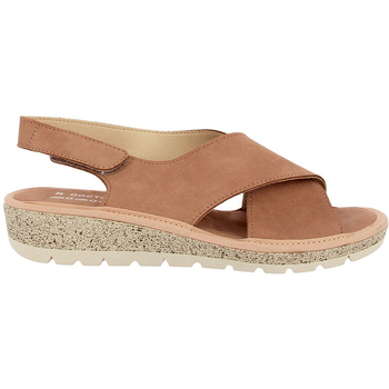 Schuhe Damen Sandalen / Sandaletten Doctor Cutillas 35410 Damen Sandalen mit überkreuzten Riemen Beige
