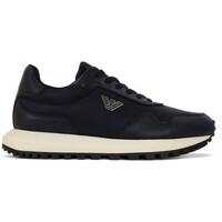 Schuhe Herren Laufschuhe Emporio Armani  Blau