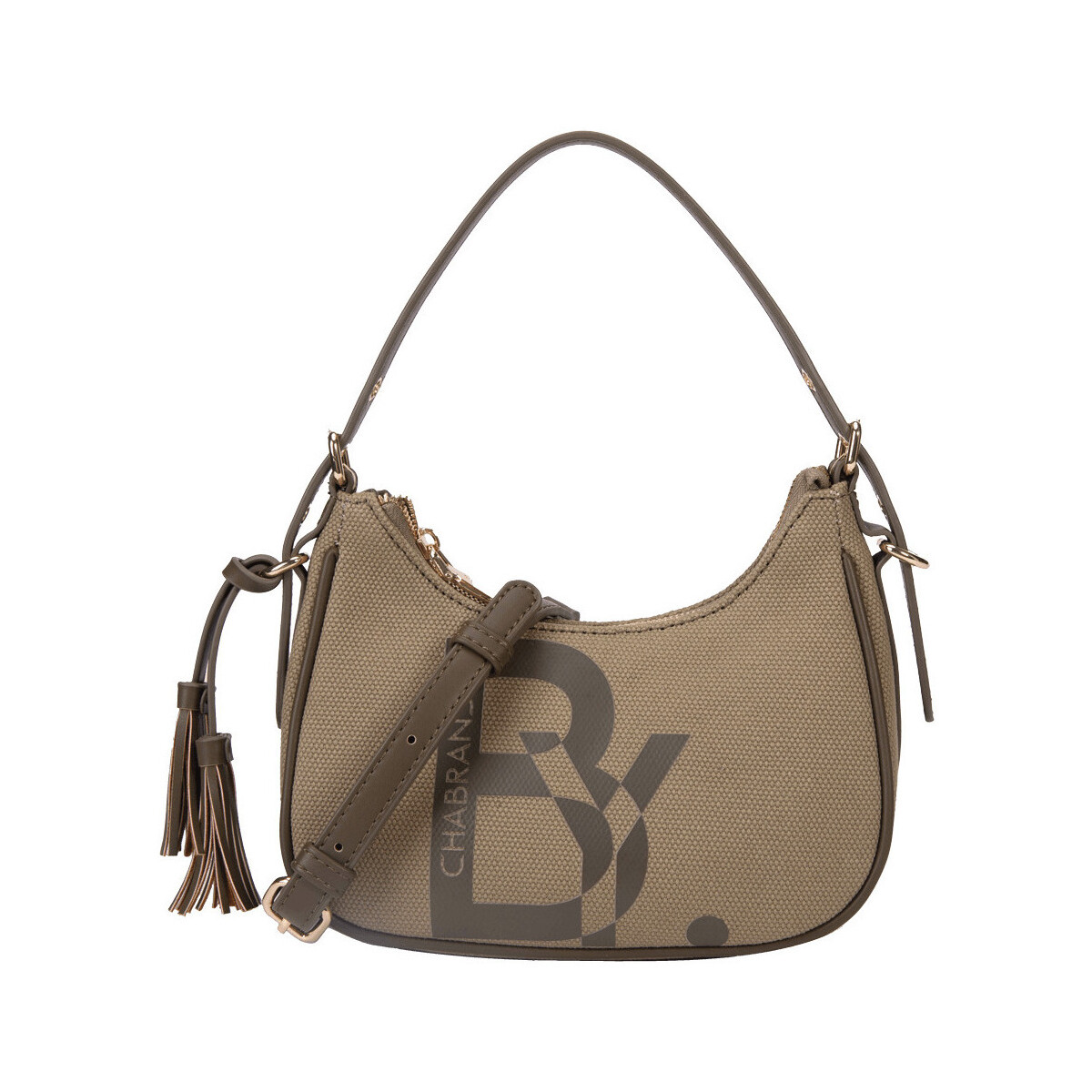 Taschen Mädchen Handtasche Chabrand Sac à main avec deux poches femme  Audrey Grün