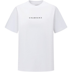 Kleidung Herren T-Shirts Chabrand T-shirt logo centré Weiss