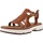 Schuhe Damen Sandalen / Sandaletten Alpe 5489 08 Braun