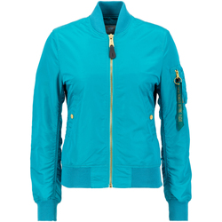 Kleidung Damen Jacken Alpha Industries MA-1 VF LW W - blue lagoon Blau