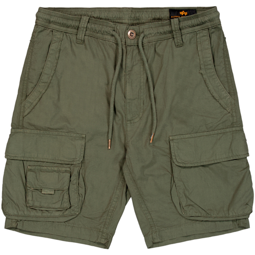 Kleidung Herren Shorts / Bermudas Alpha Industries Aloha Safari Shorts - dark olive Grün