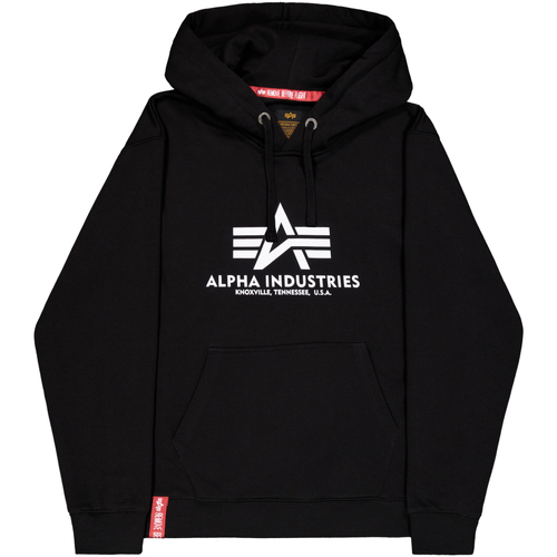 Kleidung Herren Sweatshirts Alpha Industries Basic Hoodie BL - black Schwarz