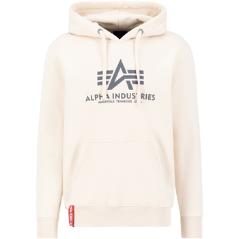 Alpha Industries  Sweatshirt Basic Hoodie - jet stream white günstig online kaufen