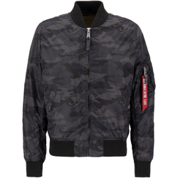 Kleidung Herren Jacken Alpha Industries MA-1 TT Two Tone Camo - black camo Multicolor
