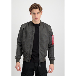 Kleidung Herren Jacken Alpha Industries MA-1 LW AOP Rainbow Ref. - greyblack Grau