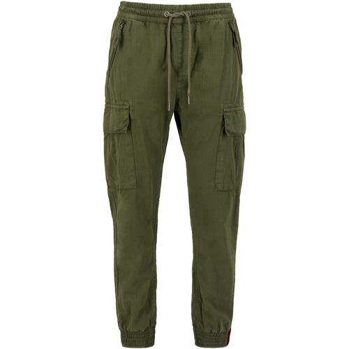 Kleidung Herren Hosen Alpha Industries Ripstop Jogger - dark olive Grün