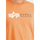 Kleidung Herren T-Shirts & Poloshirts Alpha Industries Alpha Label T Puff Print - tangerine Orange