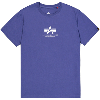 Alpha Industries  T-Shirt Basic T Mid Logo - night purple günstig online kaufen