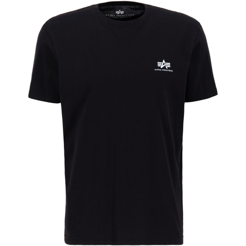 Kleidung Herren T-Shirts Alpha Backprint T - black Schwarz