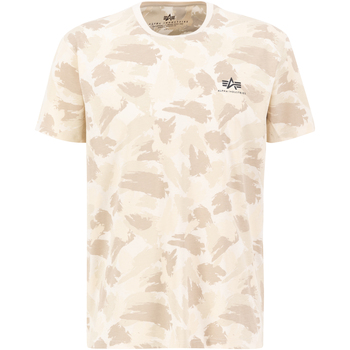 Alpha  T-Shirt Backprint T Camo - sand camo günstig online kaufen