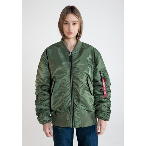 Kleidung Damen Jacken Alpha Industries CWU MA-1 Bomber NC Women - sage-green Grün