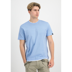 Kleidung Herren T-Shirts Alpha Double Layer T-Shirt - light blue Blau