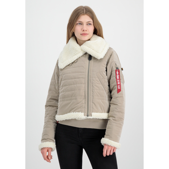 Alpha  Damen-Jacke B-3 Puffer Women - vintage sand günstig online kaufen