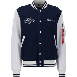 Kleidung Herren Jacken Alpha Varsity Air Force Jacket - ultra navy Blau