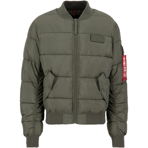 Kleidung Herren Jacken Alpha Industries MA-1 Puffer Bomber - dark olive Grün