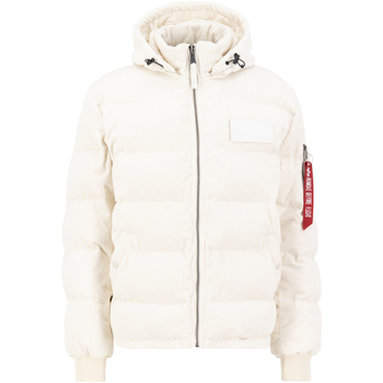 Alpha  Daunenjacken Puffer Cord - jet stream white günstig online kaufen
