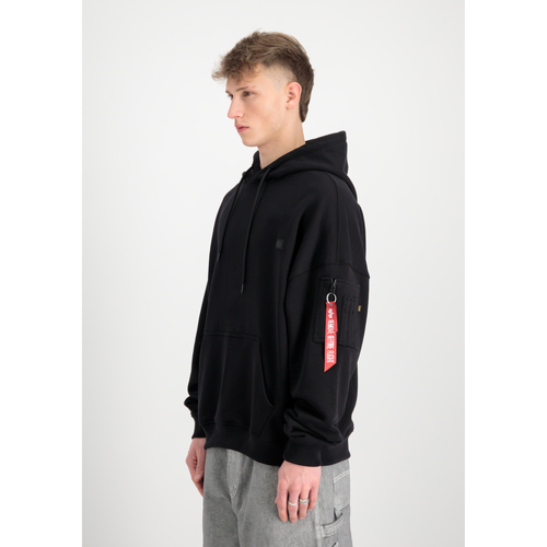 Alpha Alpha Essentials RL Hoodie - black Schwarz