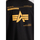 Kleidung Herren T-Shirts & Poloshirts Alpha Industries Logo Back Print T - black Schwarz