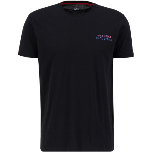 Kleidung Herren T-Shirts Alpha Holographic SL T-Shirt - black Schwarz