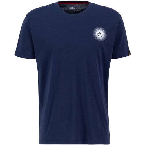 Kleidung Herren T-Shirts Alpha Doted SL T-Shirt - ultra navy Blau