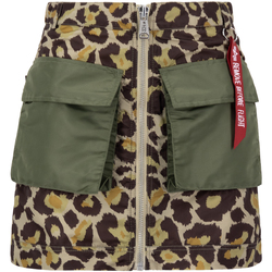 Kleidung Damen Röcke Alpha Industries Camo Utility Mini Skirt Wmn - olive leo camo Multicolor