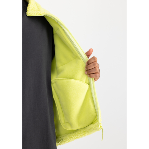Alpha Sherpa Zip-Jacket - Arctic Lime Gelb