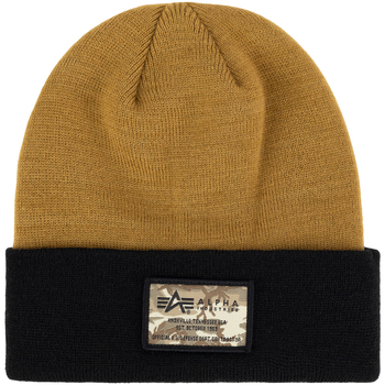 Alpha Industries Crew C Label Beanie - khaki