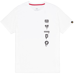Kleidung Herren T-Shirts Alpha Freedom T - white Weiss