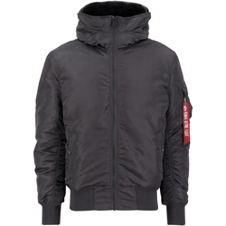 Kleidung Herren Jacken Alpha MA-1 Hooded - vintage grey Grau