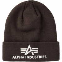 Accessoires Herren Mütze Alpha Industries 3D Beanie - hunter brown Braun