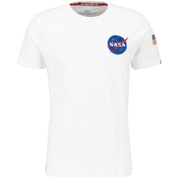 Kleidung Herren T-Shirts Alpha Space Shuttle T - white Weiss
