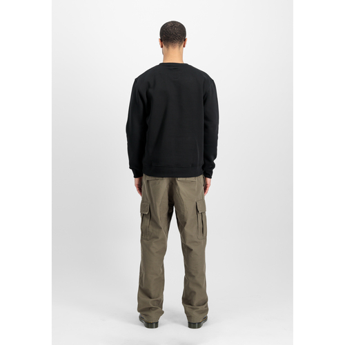 Alpha Basic Sweater - black Schwarz