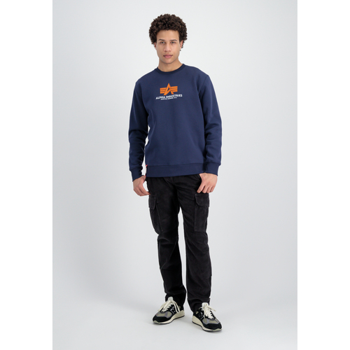 Alpha Industries Basic Sweater Rubber - ultra navy Blau
