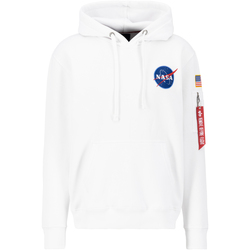 Kleidung Herren Sweatshirts Alpha Space Shuttle Hoodie - white Weiss